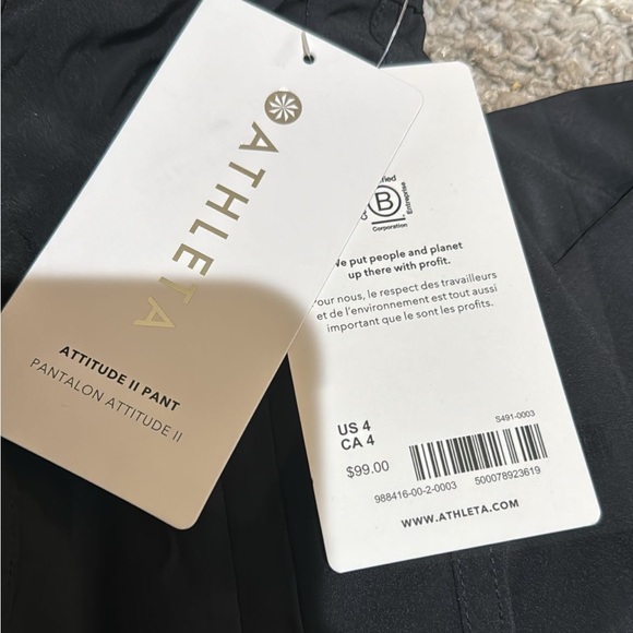 Athleta Attitude Mid Rise Jogger Pant // Black #988416 - Picture 13 of 16